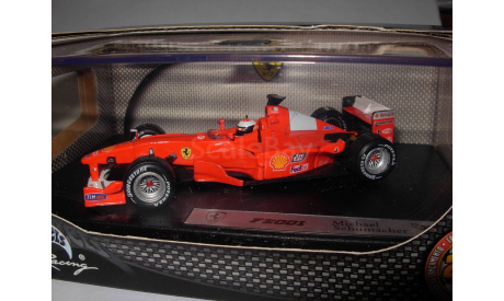 модель 1/43 F1 Formula/Формула-1 Ferrari F2001 #1 World Champion M. Schumacher Mattel/Hot Wheels металл 1:43, масштабная модель, scale43, Mattel Hot Wheels