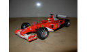 модель F1 Формула 1 1/24 Ferrari F2002 2002 #1 M.Schumacher/Шумахер Mattel/Hot Wheels металл 1:24, масштабная модель, scale24, Mattel Hot Wheels