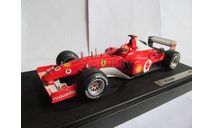 модель F1 Формула 1 1/18 Ferrari F2002 2002 #1 M.Schumacher /Шумахер Mattel/Hot Wheels металл 1:18, масштабная модель, Mattel Hot Wheels