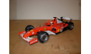 модель F1 Формула 1 1/18 Ferrari F2002 #1 M.Schumacher / Шумахер Mattel/Hot Wheels металл 1:18 с гряэью, масштабная модель, Mattel Hot Wheels