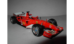 модель F1 Формула 1 1/43 Ferrari F2004 #2 Barrichello Mattel/Hot Wheels металл 1:43