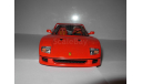 модель 1/24 Ferrari F40 1987 Burago Italy металл 1:24 красная, масштабная модель, BBurago, scale24