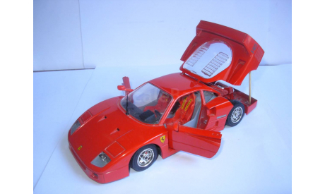 модель 1/24 Ferrari F40 1987 Burago Italy металл 1:24, масштабная модель, BBurago, scale24