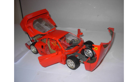 модель 1/18 Ferrari F40 1987 Burago металл 1:18, масштабная модель, scale18, BBurago