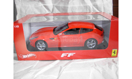 модель 1/18 Ferrari FF Mattel/Hot Wheels металл 1:18, масштабная модель, scale18, Mattel Hot Wheels