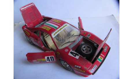 модель 1/24 Ferrari GTO №40 1984 Burago металл 1:24, масштабная модель, BBurago, scale24