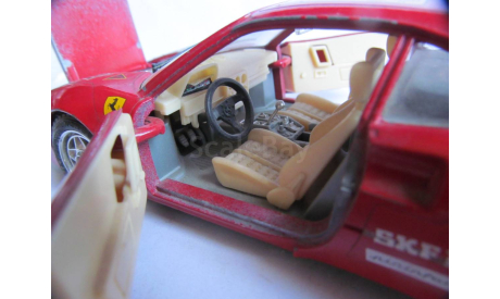 модель 1/24 Ferrari GTO №40 1984 Burago металл 1:24, масштабная модель, BBurago, scale24