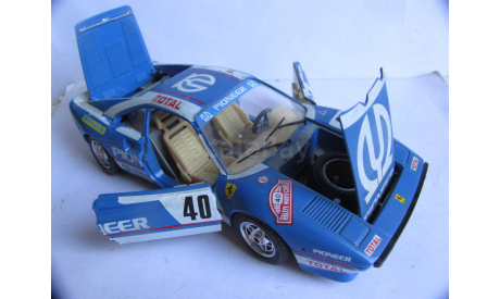 модель 1/24 Ferrari GTO №40 1984 Burago металл 1:24, масштабная модель, BBurago, scale24