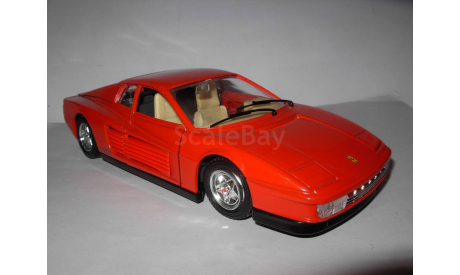 модель 1/24 Ferrari Testarossa 1984 Burago Italy металл 1:24, масштабная модель, BBurago, scale24