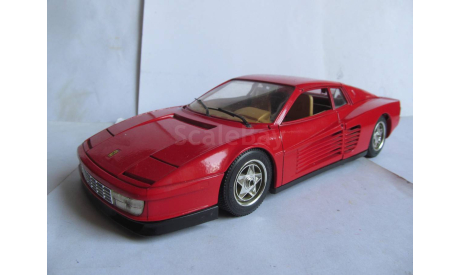 модель 1/18 Ferrari Testarossa 1984 Burago Italy металл 1:18, масштабная модель, BBurago, scale18