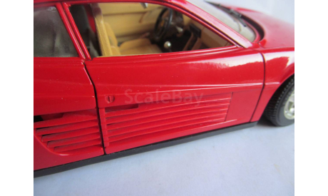 модель 1/18 Ferrari Testarossa 1984 Burago Italy металл 1:18, масштабная модель, BBurago, scale18