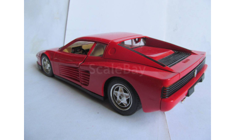 модель 1/18 Ferrari Testarossa 1984 Burago Italy металл 1:18, масштабная модель, BBurago, scale18