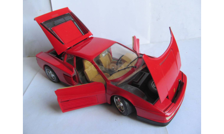 модель 1/18 Ferrari Testarossa 1984 Burago Italy металл 1:18, масштабная модель, BBurago, scale18