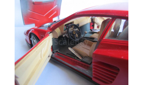 модель 1/18 Ferrari Testarossa 1984 Burago Italy металл 1:18, масштабная модель, BBurago, scale18