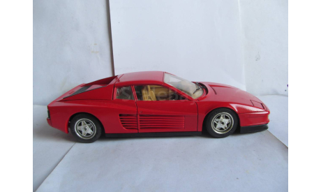 модель 1/18 Ferrari Testarossa 1984 Burago Italy металл 1:18, масштабная модель, BBurago, scale18