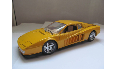 модель 1/18 Ferrari Testarossa 1984 Burago Italy металл 1:18, масштабная модель, BBurago, scale18