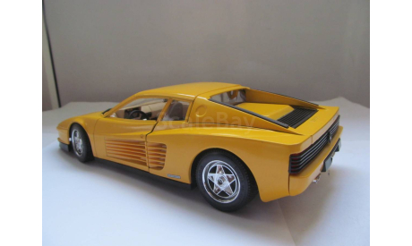 модель 1/18 Ferrari Testarossa 1984 Burago Italy металл 1:18, масштабная модель, BBurago, scale18