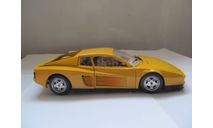 модель 1/18 Ferrari Testarossa 1984 Burago Italy металл 1:18, масштабная модель, BBurago, scale18