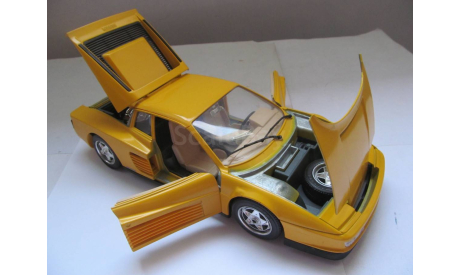 модель 1/18 Ferrari Testarossa 1984 Burago Italy металл 1:18, масштабная модель, BBurago, scale18