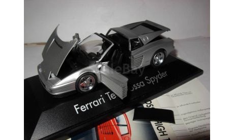 модель 1/43 Ferrari Testarossa Spyder Herpa пластик-металл 1:43, масштабная модель, scale43