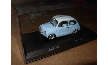 модель 1/43 Fiat 600D Detail Cars 315 металл 1:43, масштабная модель, scale43, DetailCars