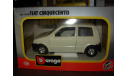 модель 1/24 Fiat Cinquecento Burago Made in ITALY металл 1:24, масштабная модель, scale24, BBurago