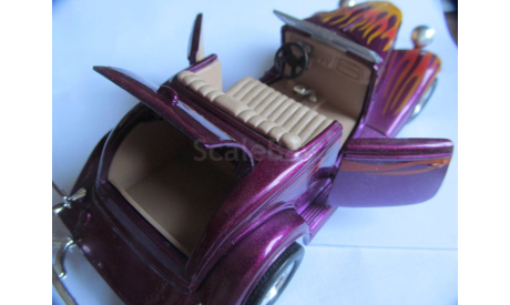 модель 1/24 FORD 1934 Cabriolet Hot Rod Street металл 1:24, масштабная модель, scale24
