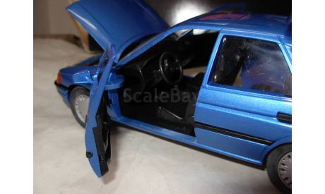 модель 1/24 Ford Escort Schabak металл 1:24 синий, масштабная модель, scale24