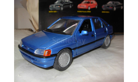 модель 1/24 Ford Escort Schabak металл 1:24 синий, масштабная модель, scale24