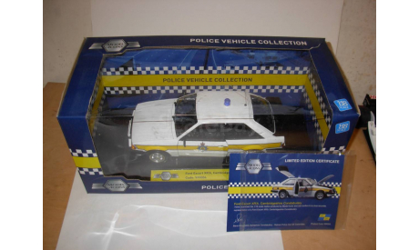 модель 1/18 полицейский Ford Escort XR3i Police Cambridgeshire Constabulary Model Icons 1:18 полиция, масштабная модель, scale18