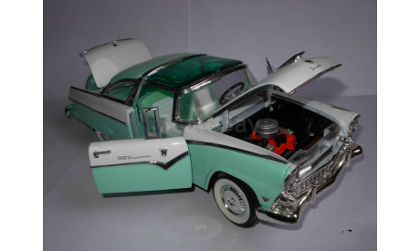 модель 1/18 Ford Fairline 1955 Crown Victoria Yatming Road Toughметалл 1:18, масштабная модель