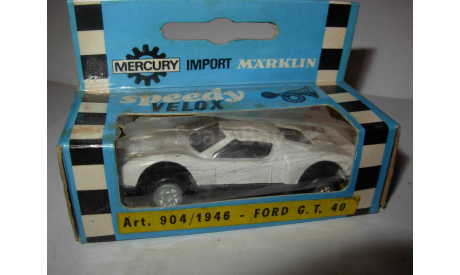 модель 1/55 Ford GT40 Mercury Import Speedy Velox Marklin Italy металл 1:55 1/60 1:60 GT 40, масштабная модель, scale50