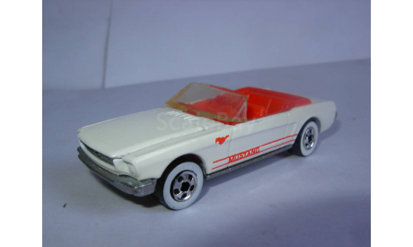1/60 модель Ford Mustang 1964 Convrtible Mattel HotWheels Malaysia 1983 металл 1:60, масштабная модель, scale64, Mattel Hot Wheels