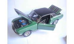 модель 1/18 Ford Mustang 1967 Coupe Country Special ’Ski’ с лыжами. Greenlight металл 1:18