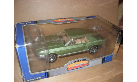 модель 1/18 Ford Mustang 1967 Coupe Greenlight металл 1:18, масштабная модель, scale18, Greenlight Collectibles