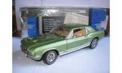 модель 1/18  Ford Mustang GT 1967 Coupe Greenlight металл 1:18