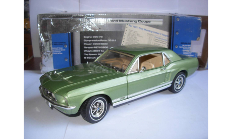 модель 1/18  Ford Mustang GT 1967 Coupe Greenlight металл 1:18, масштабная модель, scale18, Greenlight Collectibles