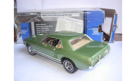 модель 1/18  Ford Mustang GT 1967 Coupe Greenlight металл 1:18, масштабная модель, scale18, Greenlight Collectibles
