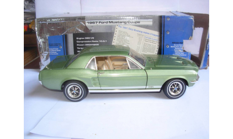 модель 1/18  Ford Mustang GT 1967 Coupe Greenlight металл 1:18, масштабная модель, scale18, Greenlight Collectibles