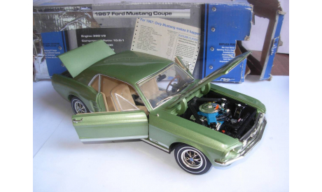 модель 1/18  Ford Mustang GT 1967 Coupe Greenlight металл 1:18, масштабная модель, scale18, Greenlight Collectibles
