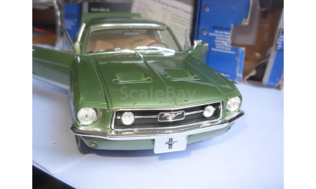 модель 1/18  Ford Mustang GT 1967 Coupe Greenlight металл 1:18, масштабная модель, scale18, Greenlight Collectibles