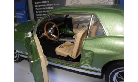 модель 1/18  Ford Mustang GT 1967 Coupe Greenlight металл 1:18, масштабная модель, scale18, Greenlight Collectibles