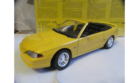 модель 1/18 Ford Mustang GT 1994 Convertible Jouef Evolution металл 1:18, масштабная модель, scale18