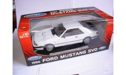 1/18 модель Ford Mustang SVO 1986 Welly Limited металл 1:18