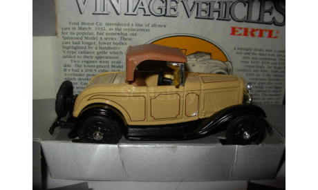 модель 1/43 Ford Roadster 1932 DeLuxe ERTL металл 1:43, масштабная модель, scale43