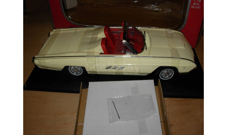 модель 1/18 Ford Thunderbird 1963 Sportoadster Anson металл 1:18, масштабная модель