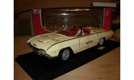 модель 1/18 Ford Thunderbird 1963 Sportoadster Anson металл 1:18, масштабная модель