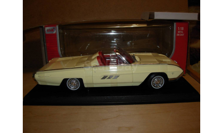 модель 1/18 Ford Thunderbird 1963 Sportoadster Anson металл 1:18, масштабная модель