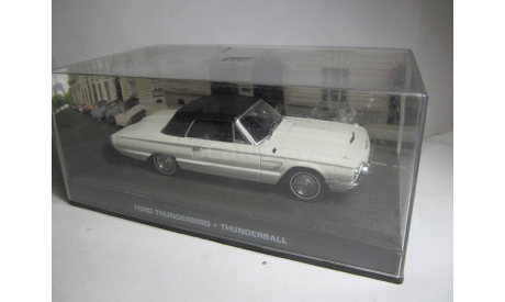 модель 1/43 Ford Thunderbird Thunderball 1964 Goldfinger Bond 007 Universal Hobbies металл 1:43, масштабная модель, scale43