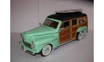 модель 1/18 Ford Woody 1948 + доска для серфиинга Yatming / Signature Series 24 Gold металл 1:18, масштабная модель, scale18, Yatming/Signature Series